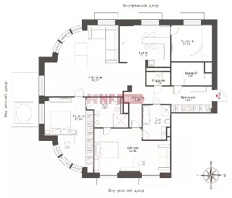 Продается 4-комн. квартира, 174 м²