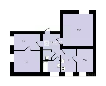 Продается 3-комн. квартира, 68 м²
