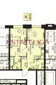 Продается 1-комн. квартира, 43,5 м²