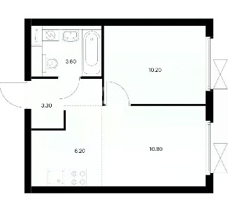 Продается 2-комн. квартира, 33,8 м²
