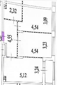 Продается 2-комн. квартира, 54,5 м²