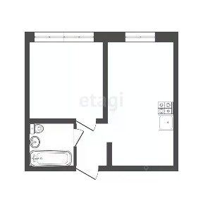 Продается 2-комн. квартира, 35,2 м²