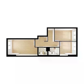 Продается 2-комн. квартира, 65,7 м²