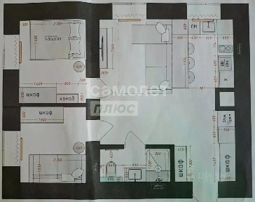 Продаются 3-комн. апартаменты, 47 м²