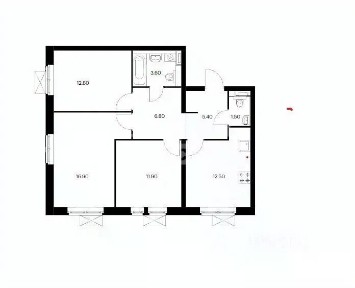 Продается 3-комн. квартира, 71,4 м²