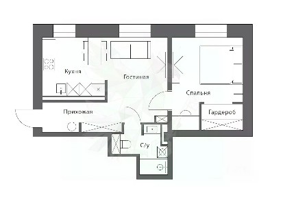 Продается 2-комн. квартира, 46,1 м²
