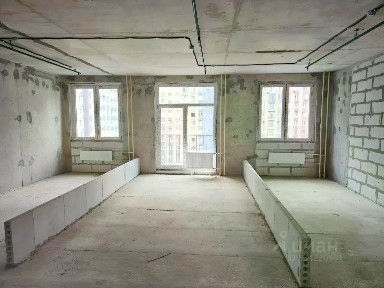 Продаются апартаменты свободной планировки, 58,5 м²