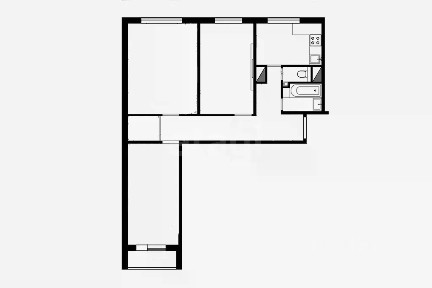 Продается 3-комн. квартира, 64,5 м²