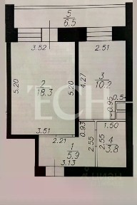 Продается 1-комн. квартира, 44,7 м²