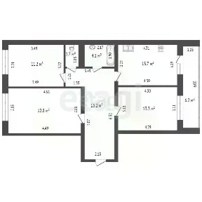 Продается 3-комн. квартира, 85 м²