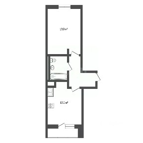 Продается 1-комн. квартира, 44,8 м²