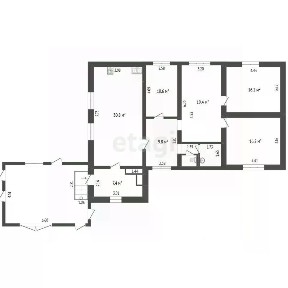 Продается 1-этажный дом, 131,8 м²