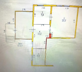 Продается 2-этажный дом, 72,1 м²