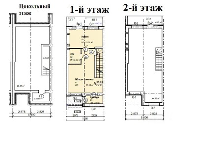 Продается 3-этажный таунхаус, 139,4 м²