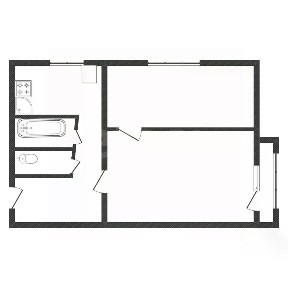 Продается 2-комн. квартира, 40,8 м²