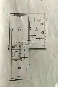 Продается 2-комн. квартира, 52,1 м²