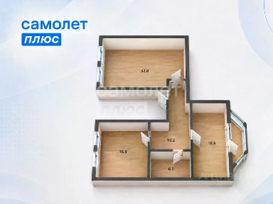 Продается 3-комн. квартира, 89,5 м²
