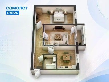 Продается 2-комн. квартира, 41,8 м²