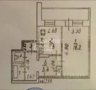Продается 1-комн. квартира, 37,8 м²