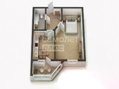 Продается 1-комн. квартира, 37 м²