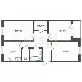 Продается 3-комн. квартира, 65,2 м²