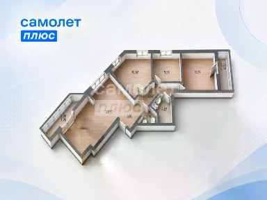 Продается 4-комн. квартира, 77,6 м²