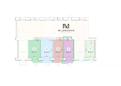 Сдается торговая площадь, 24,2 м²