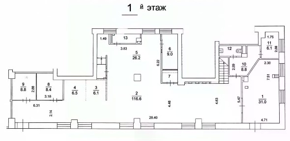 Сдается помещение свободного назначения, 324,5 м²