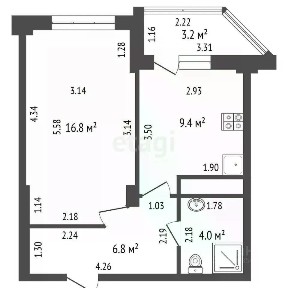 Продается 1-комн. квартира, 37 м²