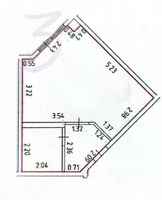 Продается студия, 32 м²