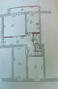 Продается 3-комн. квартира, 62,9 м²