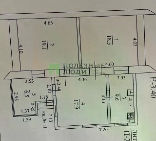 Продается 3-комн. квартира, 71,6 м²