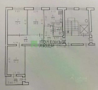 Продается 3-комн. квартира, 61,1 м²