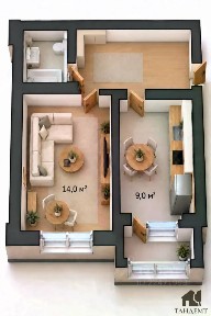 Продается 1-комн. квартира, 34 м²