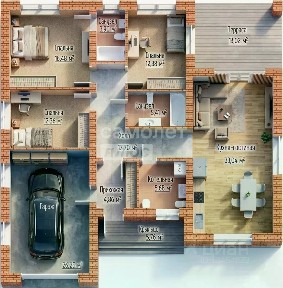 Продается 1-этажный дом, 160 м²