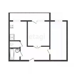 Сдается 2-комн. квартира, 46,6 м²