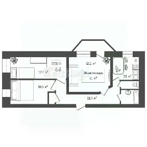 Продается 3-комн. квартира, 61 м²