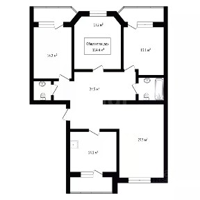 Продается 3-комн. квартира, 114,4 м²