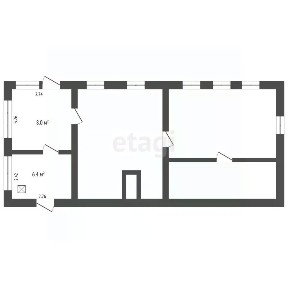 Продается 1-этажный дом, 49,7 м²