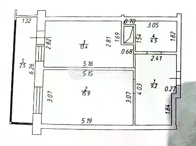 Продается 1-комн. квартира, 52 м²