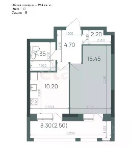 Продается 1-комн. квартира, 36,9 м²