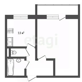Продается 1-комн. квартира, 30,4 м²