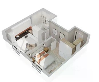 Продается 1-комн. квартира, 38,1 м²