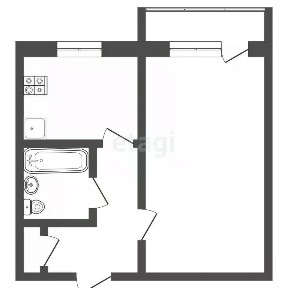 Продается 1-комн. квартира, 31,4 м²