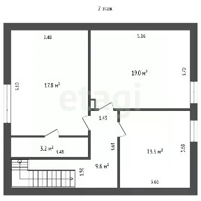 Продается 2-этажный дом, 130 м²