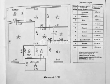 Продается 1-этажный дом, 141,6 м²