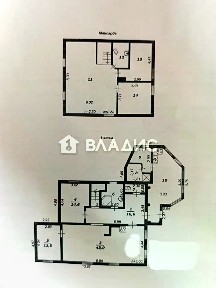 Продается 2-этажный дом, 188,7 м²