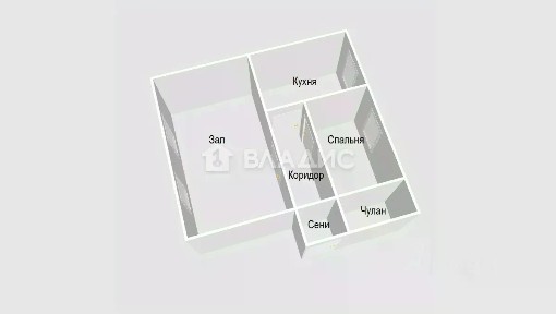 Продается 1-этажный дом, 37,8 м²