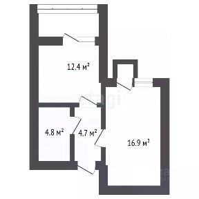 Продается 1-комн. квартира, 35 м²