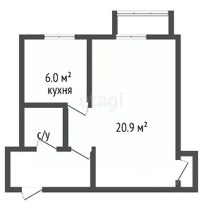 Продается 1-комн. квартира, 34,7 м²